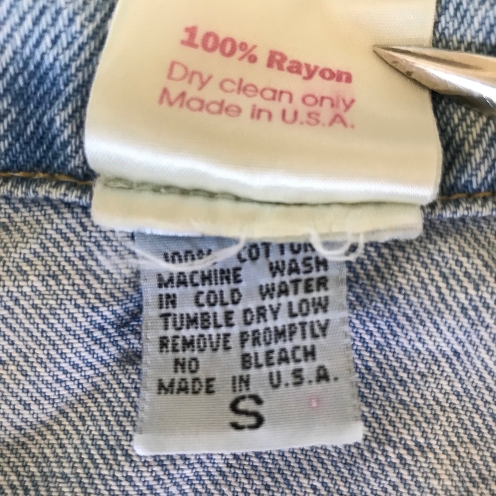 Vintage Romeo Romeo Denim Vest Size Small - Picture 5 of 11